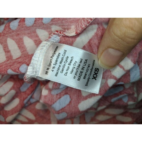 LulaRoe Size XXS Skirt Maxi Red White Blue Long Modest - Picture 4 of 4